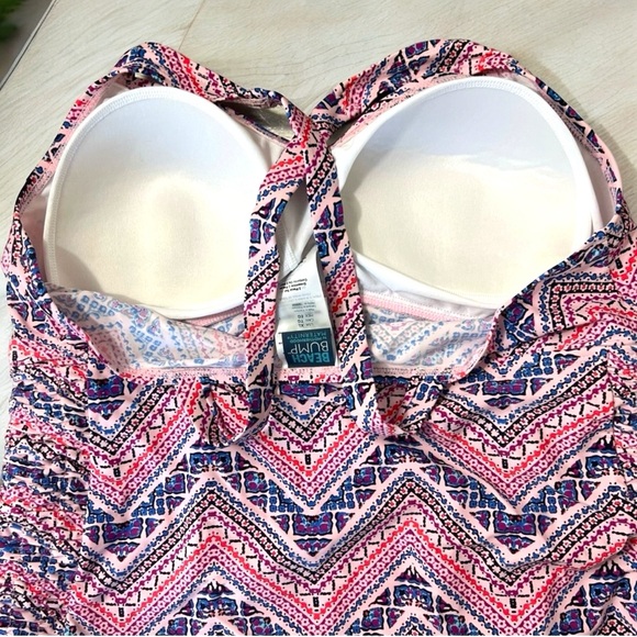 Beach Bump by Motherhood Maternity Chevron 2-Piece Tankini Bathing Suit - Picture 12 of 15